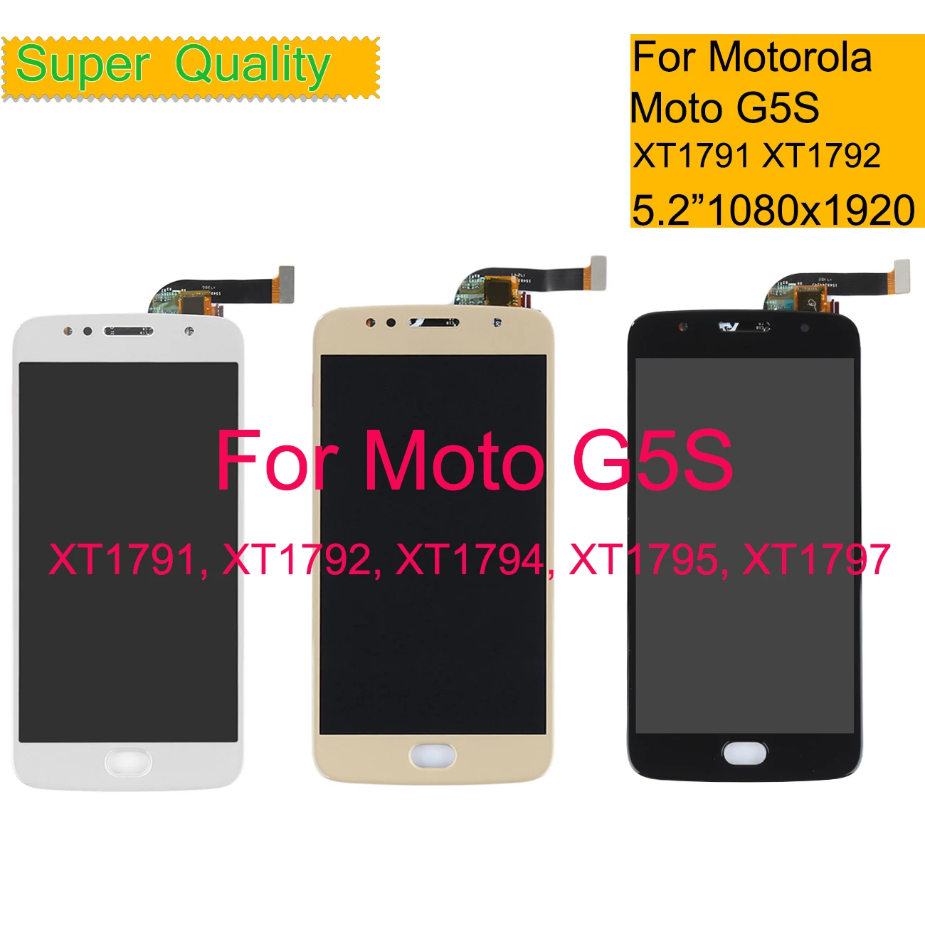 5," для Motorola Moto G5S ЖК-дисплей сенсорный экран дигитайзер сенсор полный ЖК-дисплей в сборе XT1791 XT1792 XT1794 XT1795 XT1797
