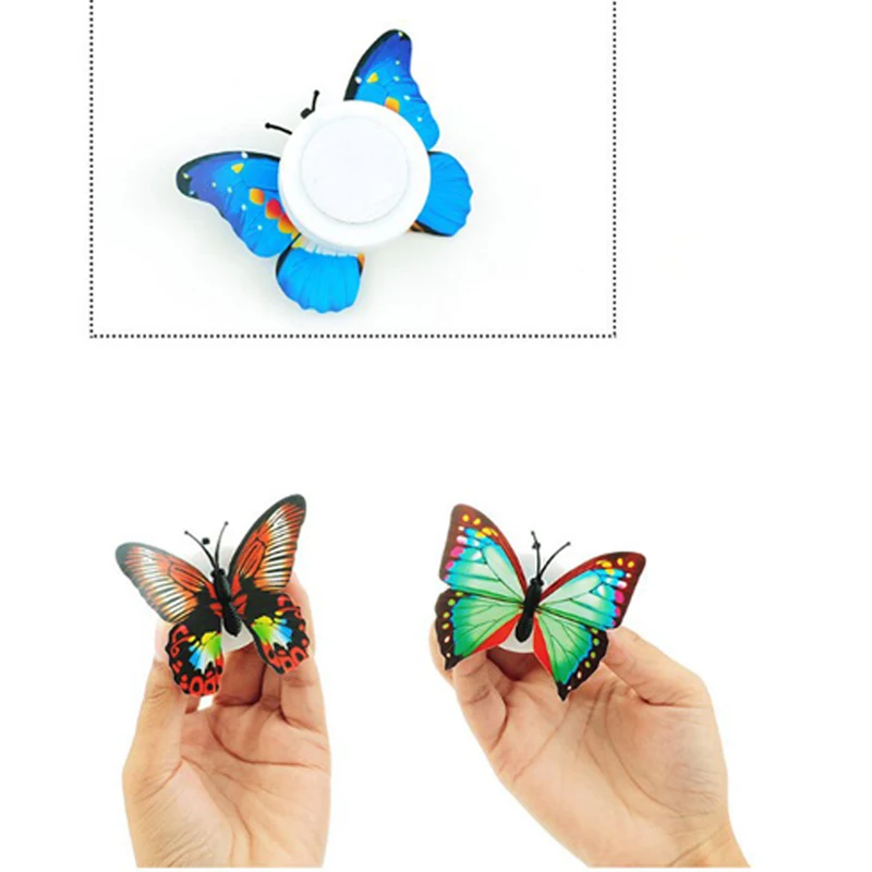 Colorful Changing 2019 Newest Fairy Gifts Butterfly LED Night Light Lamp Room Party Desk Wall Decor Lamp Battery Powered  (3)