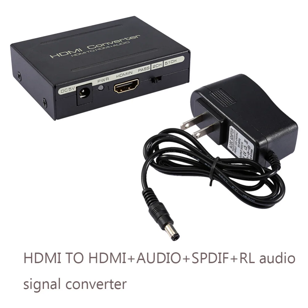 Female to Female HDMI Converter Splitter 1080P HDMI to HDMI Optical