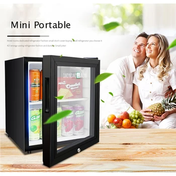 

LBC-42A Household Single Door 50W 42L Mini Refrigerator Wine Milk Food Cold Storage Home Cooler Dormitory Freezer Fridge