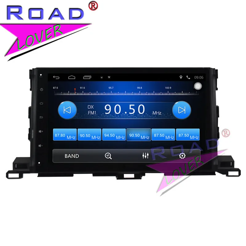 Sale TOPNAVI Android 6.0 2G+32GB 10.1" Car PC Head Unit Auto Audio For Toyota Highlander 2015 Stereo GPS Navigation Two Din NO DVD BT 2