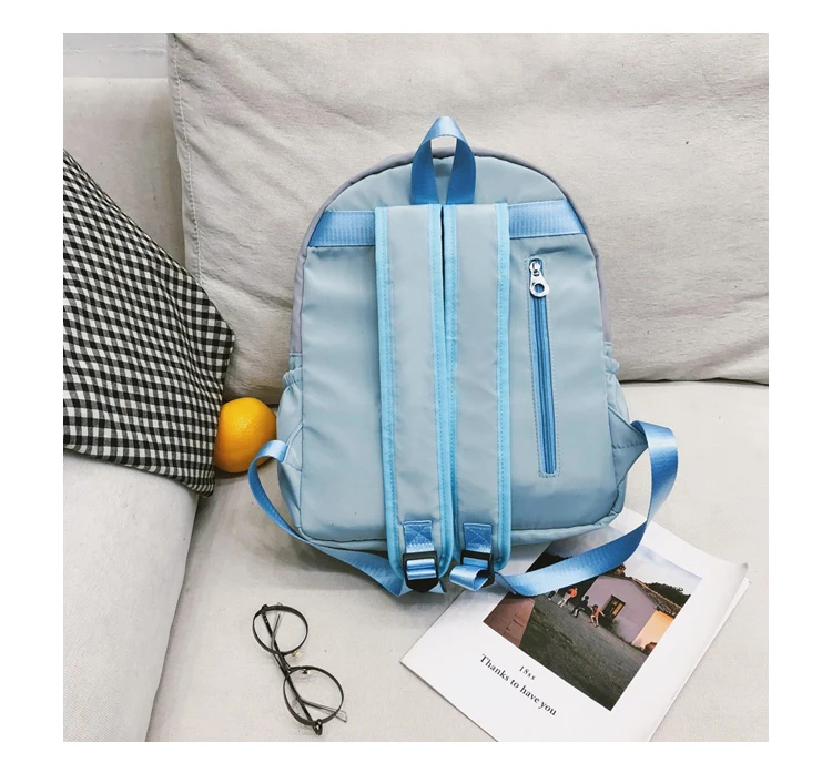 Menghuo Women Waterproof Nylon Backpack Female Rucksack School Backpack for Girls Fashion Travel Bag Bolsas Mochilas Sac A Dos--_34_24