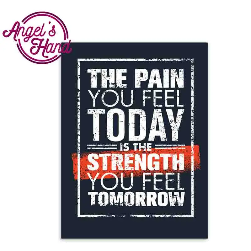 full 6D Diamond painting Inspirational Strength Quotes diamond