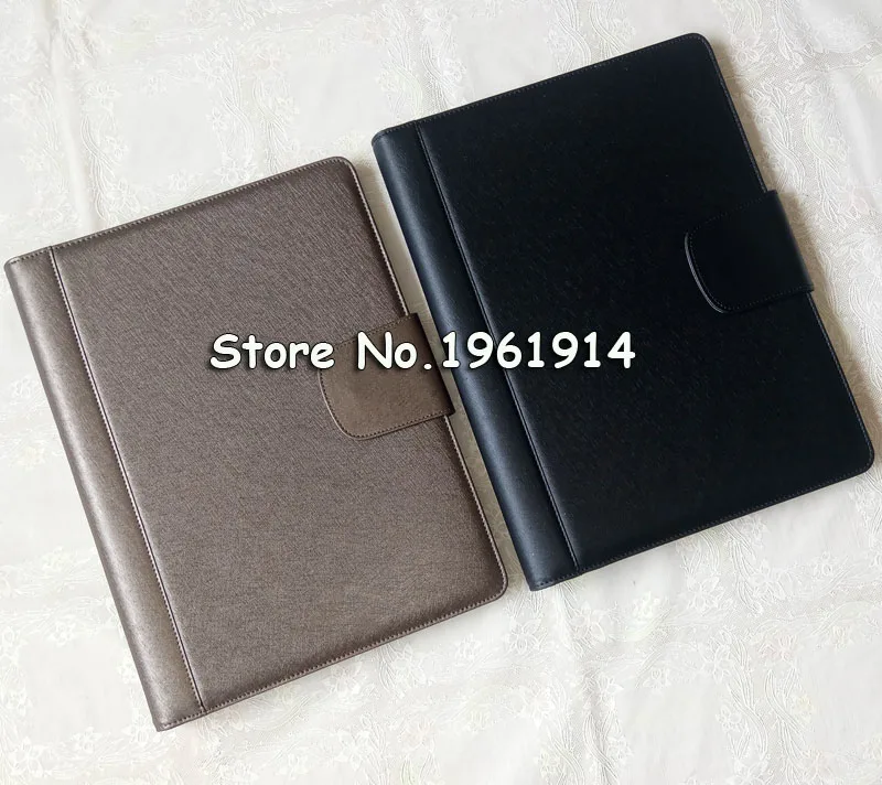 Кожаная папка Padfolio многофункциональный органайзер, планировщик, блоткнот кольцо связующее A4 папка для файлов Калькулятор для офиса поставка вечерние пользу