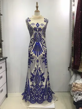 

African Lace Fabric 2019 High Quality Laces French Laces Fabrics High Quality Tulle French Sequin Lace Fabric For Dress JL130
