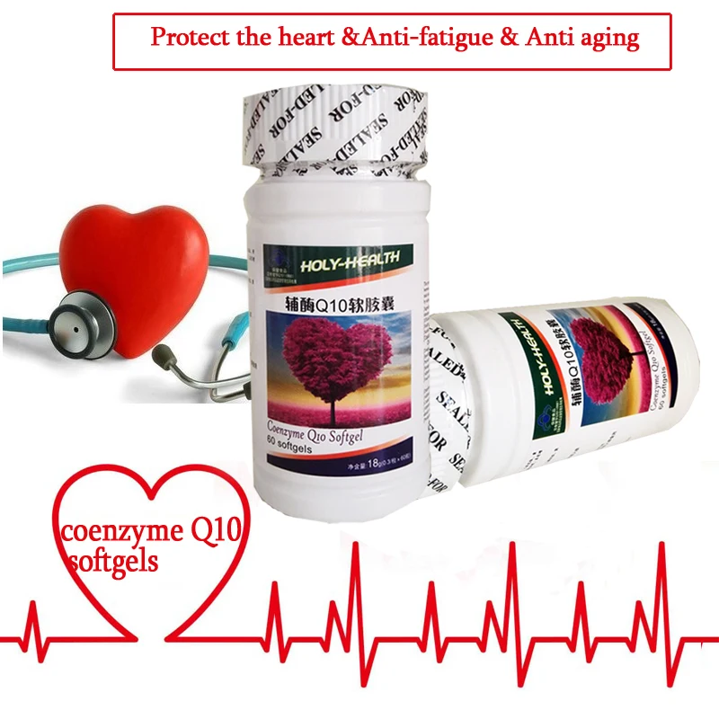 Coenzyme Q10 Vegan 500 mg 60 Softgels Anti Aging Cardiovascular Heart
