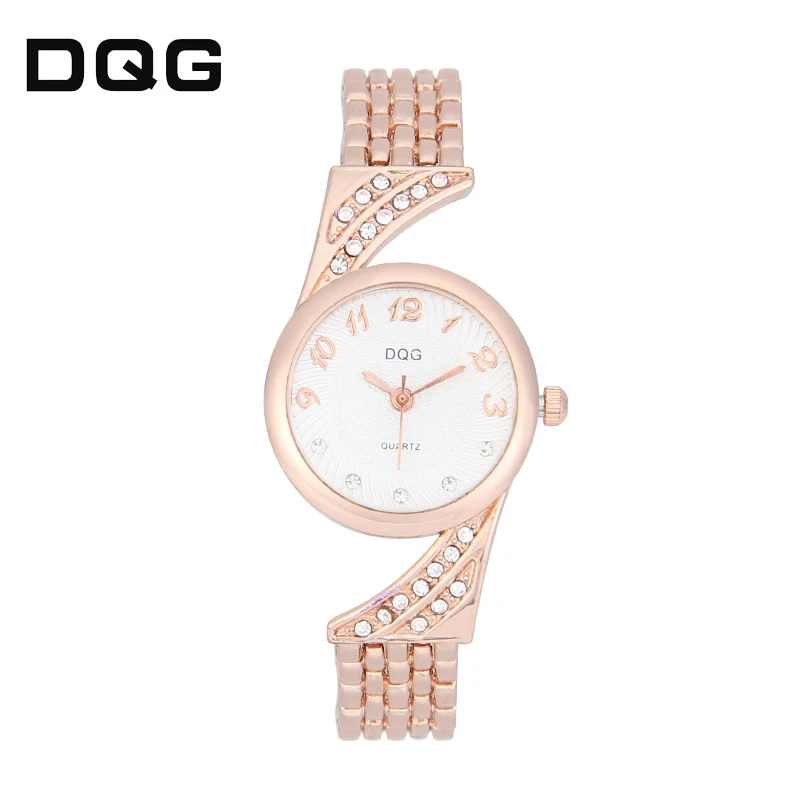 

Unique Fashion Brand Quartz Watch Women Bracelet Ladies Rose Gold Watch Female Luxury Double Ring Steel Band Casual Lover Watch