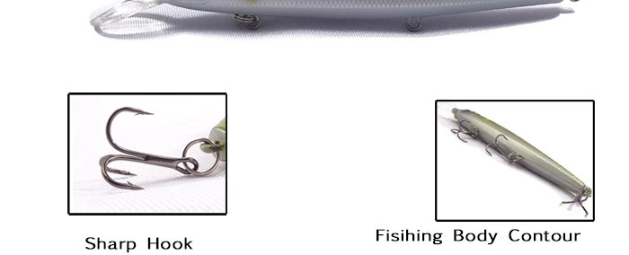 Fishing Lure 13cm 24g Trout Wobbler Suspending Minnow For Trolling Rattlin Artificial Bait Salmon Peche Fishing Tackle (6)