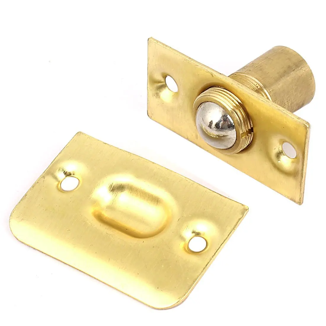 

SHGO-House Closet Door Adjustable Screw Spring Roller Copper Ball Catch Set