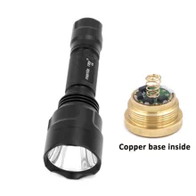 Manta ray C8 алюминиевый сплав Cree XM-L U3-1A 7135x8 8 режимов белый светильник светодиодный светильник фонарь 18650 Аккумулятор для кемпинга