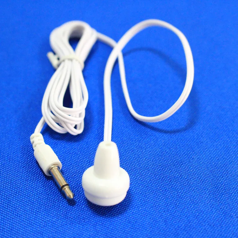 Linhuipad 10pcs DE 18 Single Mini Earbud MONO Earphone Disposable