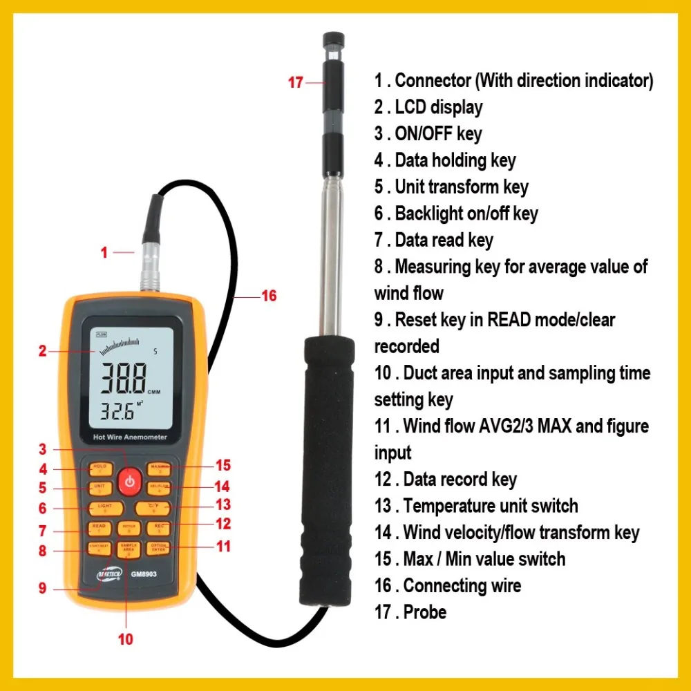Anemometer GM8903 (2)