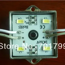 20 шт 5730 SMD СВЕТОДИОДНЫЙ модуль; высокая яркость; 1,6 Вт; IP65; DC12V; 160-200lm; Размер: 35 мм* 35 мм; металлический корпус