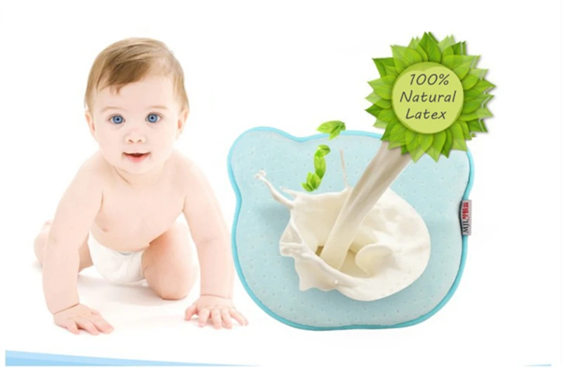 Memory Foam Baby Pillows Newborn Shaping Pillow to Prevent Flat Head Soft Elasticity Sleeping Bedding Bear Pillow Infant Gift3
