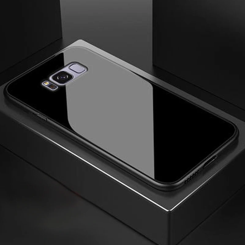 Стеклянная крышка YUETUO чехол для samsung galaxy s10 s8 s9 plus s10e s 8 9 10 e s10plus s8plus s9plus