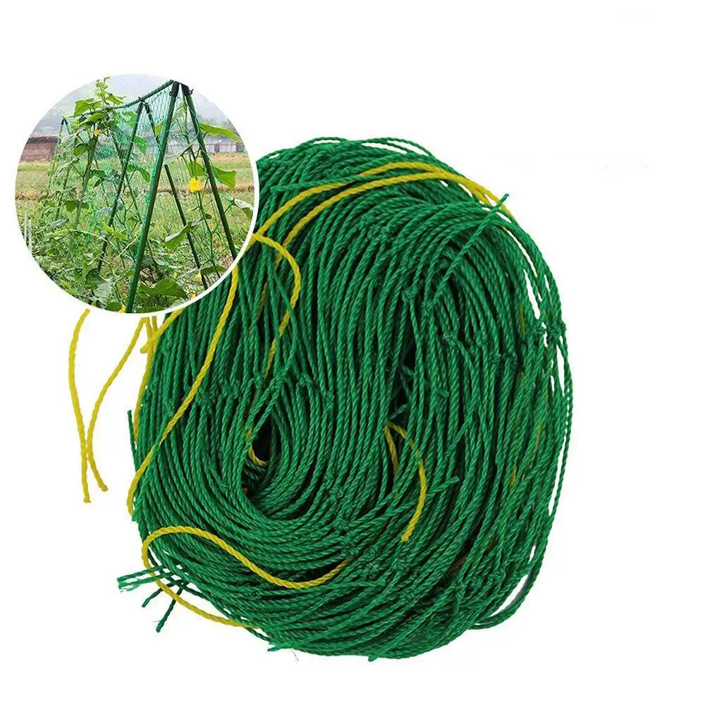 

GARDEN PLANT TRELLIS NETTING HEAVY DUTY NET SUPPORT FOR CUCUMBER, VINE, VEGGIE TRELLIS NET, CLIMBING VINING PLANTS