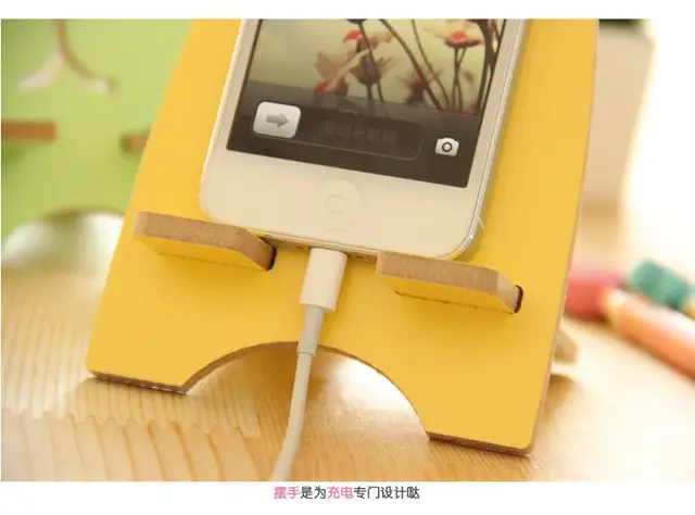 Online Shop 10pcs Wooden Cell Phone Support Prison Rabbit Mobile
