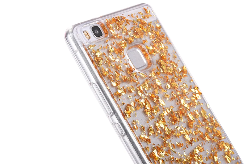 Glitter shining flakes silicone case huawei P9 Lite,P10 Lite (29)