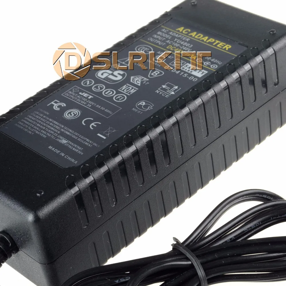 DC 48V 3A 120W to AC 100-240V Port Power Adapter 5.5mm x 2.5mm for PoE Switch
