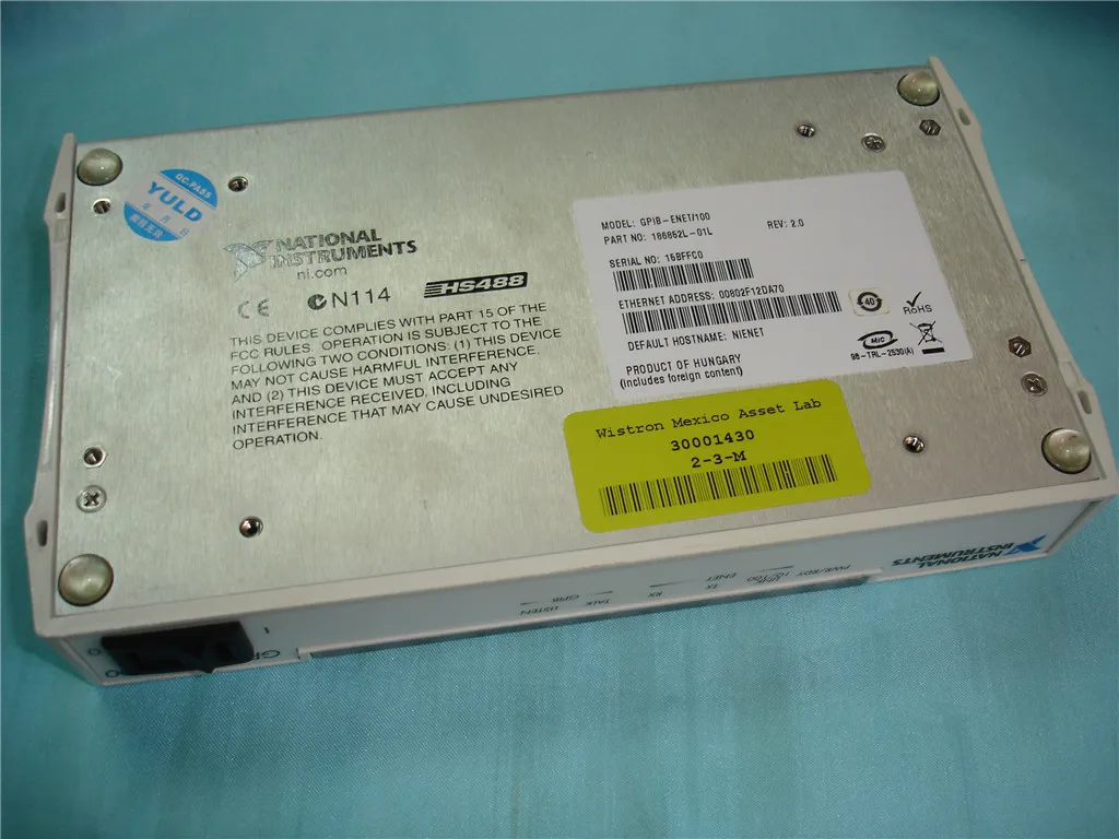 Для бывших в употреблении 95% Новинка USA NI GPIB-ENET/100 gпик к Ethernet - Цена: 18 702,50 руб.