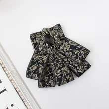 HISUMA ручной работы для мужчин и женщин Свадебный костюм шеи воротник рубашка галстуки бабочки галстук ручной роскошный горный хрусталь бабочка цветочный галстук