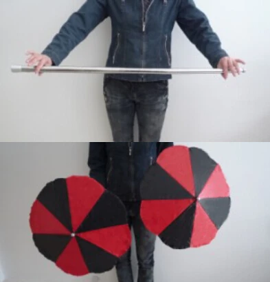 

Magic Wand To Umbrella Cane Into Two Umbrellas Magic Tricks Magician Stage Gimmick Illusion Props Appearing Comedy