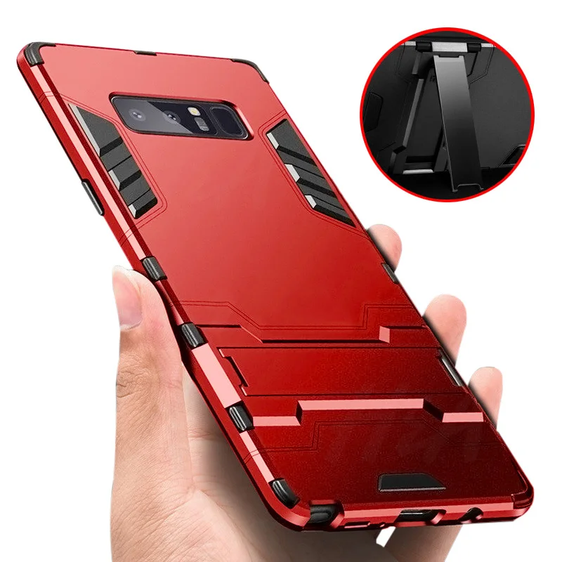 

Full Cover Shockproof Armor Phone Case For Samsung Galaxy S9 S8 Plus S7 Edge Note 8 Matte Protective Cover for S10 Plus e Case