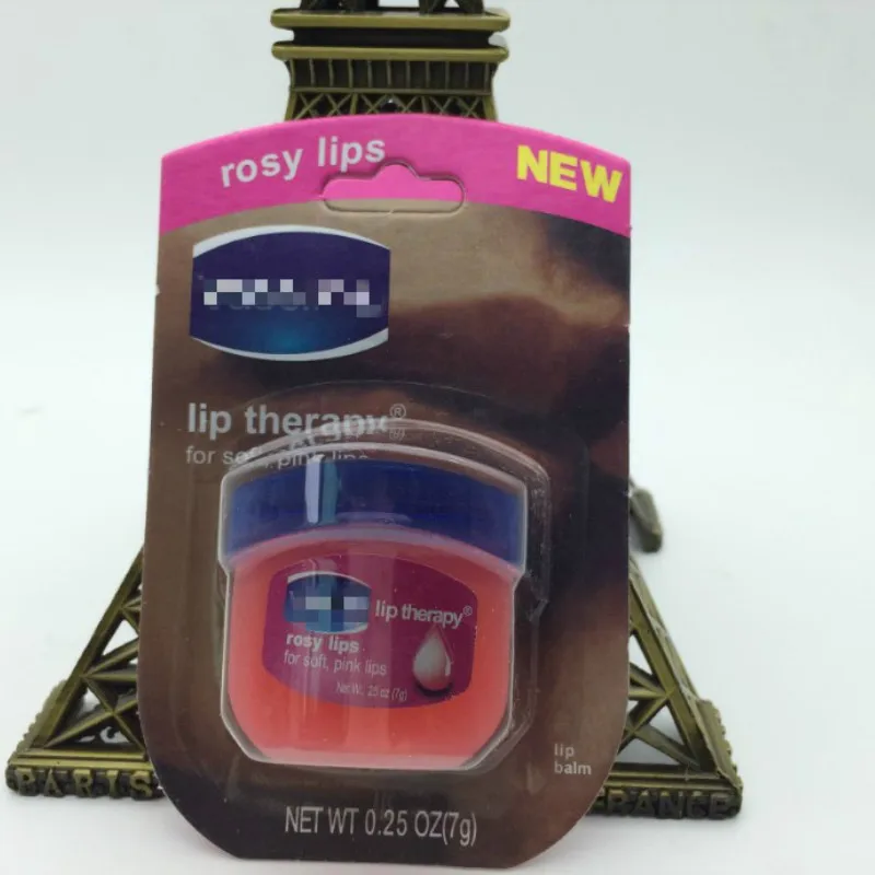 4PCS New Lip Makeup Care Vaseline Lip Therapy Petroleum Jelly Lip Balm Original Cocoa Brulee 7g 0.25 Oz