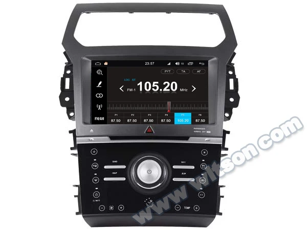 9 &quotAndroid 8 0 автомобильный DVD мультимедиа GPS радио для Ford Explorer 2011 2015 (цифровая версия