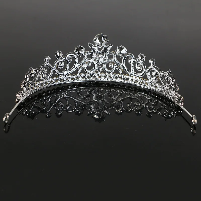

wedding crown queen bridal Tiaras bride crown with earrings headband Wedding Accessories diadem mariage hair jewelry ornaments