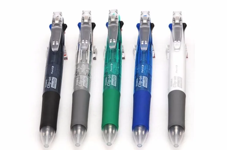 Шариковая ручка "Зебра", 5 в 1, 0,7 мм, содержит механический карандаш 0,5 мм, Япония, B4SA1