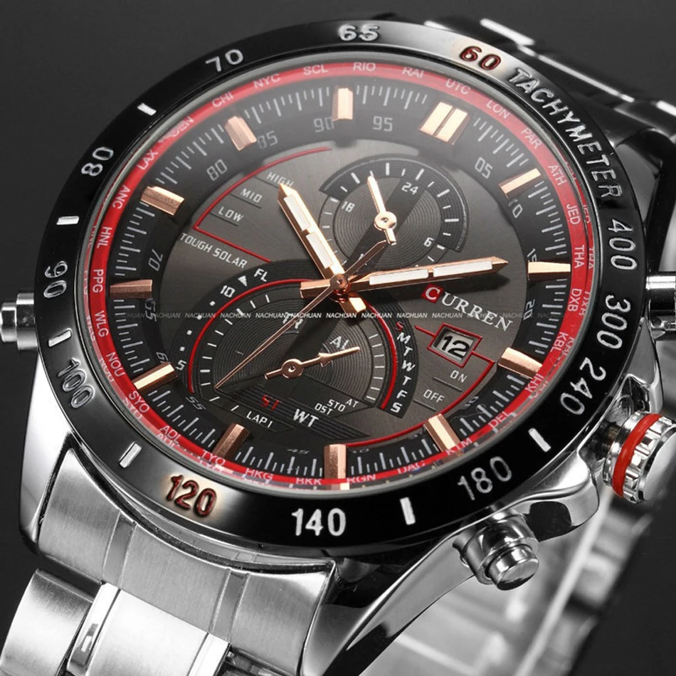 

Men Watches Curren Brand Watches Men Quartz Fashion Casual Male Business Water Resistant Watch Date Clock Military Wristwatches