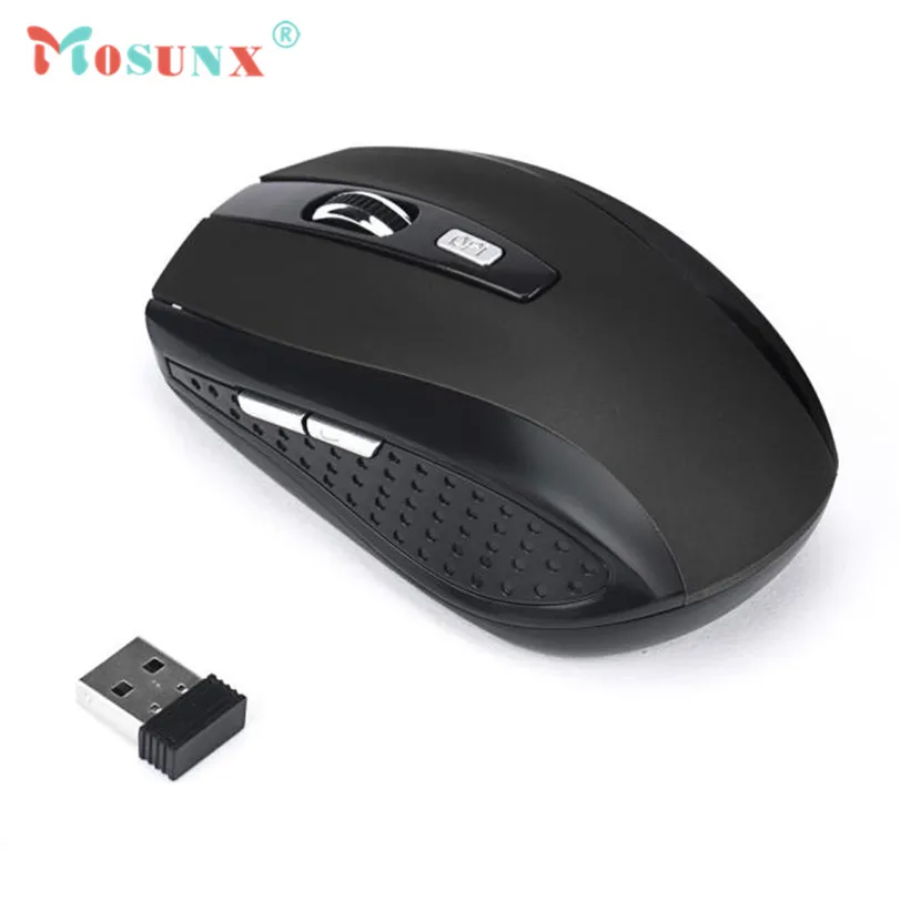 

Hot-sale MOSUNX 4 Color Wireless Mouse 2.4GHz Wireless Gaming Mouse USB Receiver Pro Gamer For PC Laptop Desktop Gifts Wholesale
