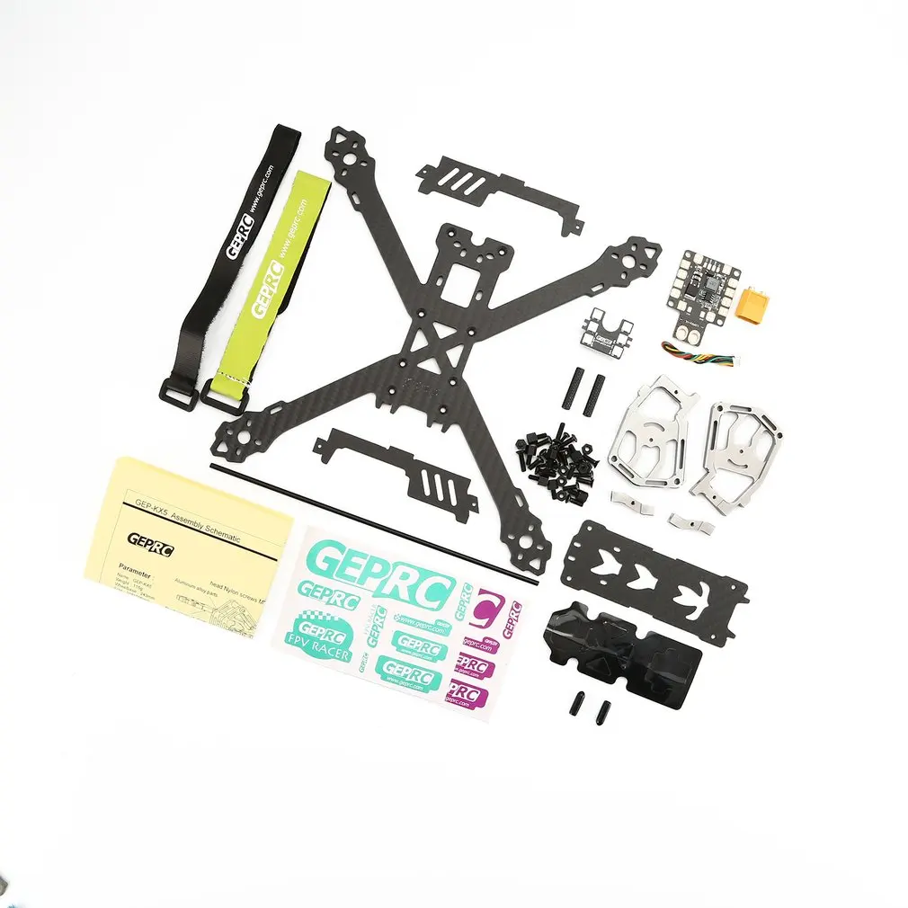 

GEPRC GEP-KX5 Elegant FPV Racing quadcopter 243MM Wheelbase 7075 aviation aluminum 3K carbon fiber frame TRUE X freestyle
