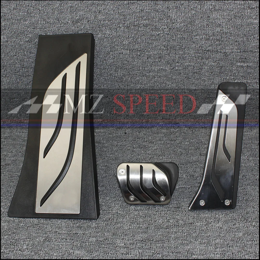 

Stainless Steel Accelerator Gas Brake Footrest Pedal Pad For BMW X5 X6 F15 F16 E70 E71 E72 M 2008-2013 AT LHD