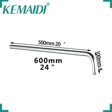 KEMAIDI – bras de douche en acier inoxydable, 60cm de Long, 5622 – 60, pour pomme de douche, support mural, barre de douche, pour salle de bain, nouveau