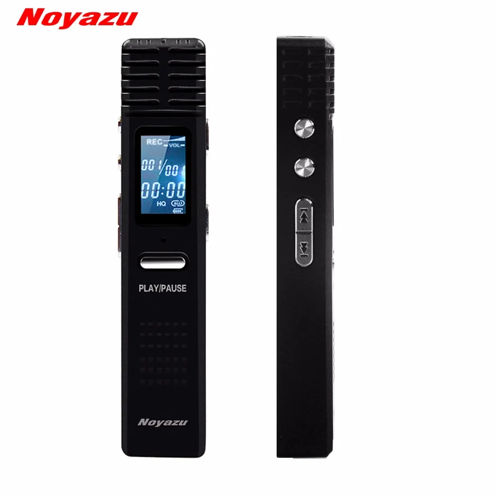 

NOYAZU X1 Professional 8GB Digital Voice Recorder Long Time Recording Voice Activated Dictaphone Mp3 Player U Disk Black