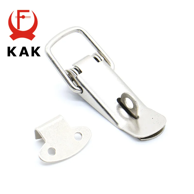 4 шт. KAK-J106 кабинет коробка замки Пружинные защелка поймать Переключить 27*63 Утюг запоры для раздвижные двери, окна мебель аппаратные средства