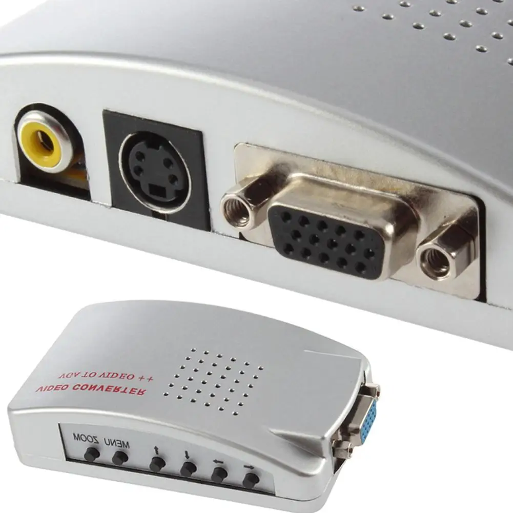 Tv video to pc rca svideo to vga converter box pilotcastle