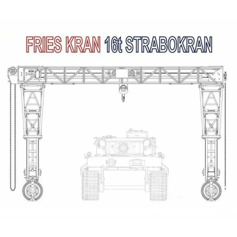 

Amusing Hobby 35B003 1/35 Fries Kran 16t Strabokran (1943) - Scale Model Kit