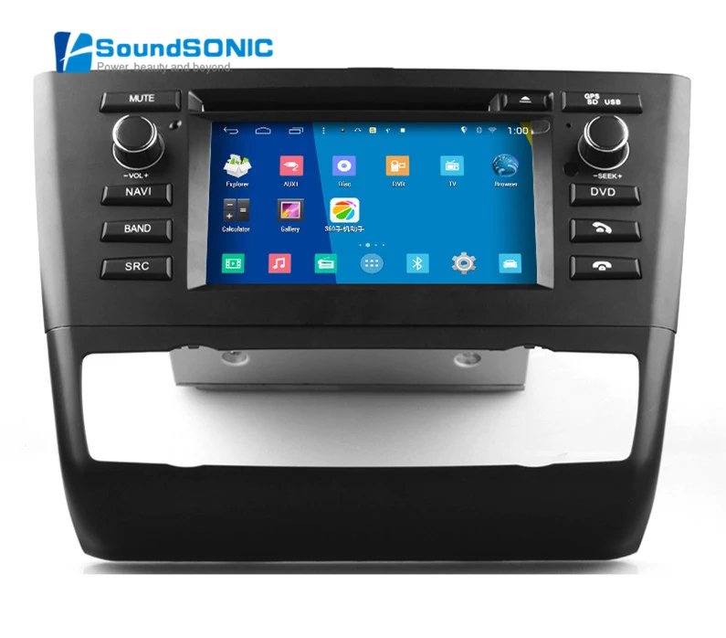 Для BMW 1 серии e81 E82 E83 E87 E88 116i 118i Android 4.4.4 2din Стерео DVD GPS аудио видео Бесплатная