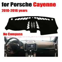 RKAC покрытие приборной панели автомобиля коврик для Porsche Cayenne No Compass 2010- левосторонний dashpad dash Чехлы наклейки для авто