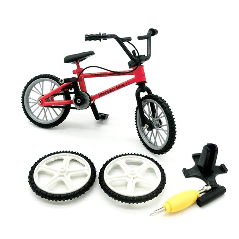 

1 PC Mini Finger Mountain Bikes Alloy BMX Fixie Bicycle Boy Toy Creative Game Gift Color Red