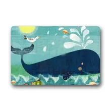 WARMTOUR коврики Мода китов прочный коврик термостойкие дверные коврик ворота площадку коврик большой Нескользящие резиновые Кухня ковры