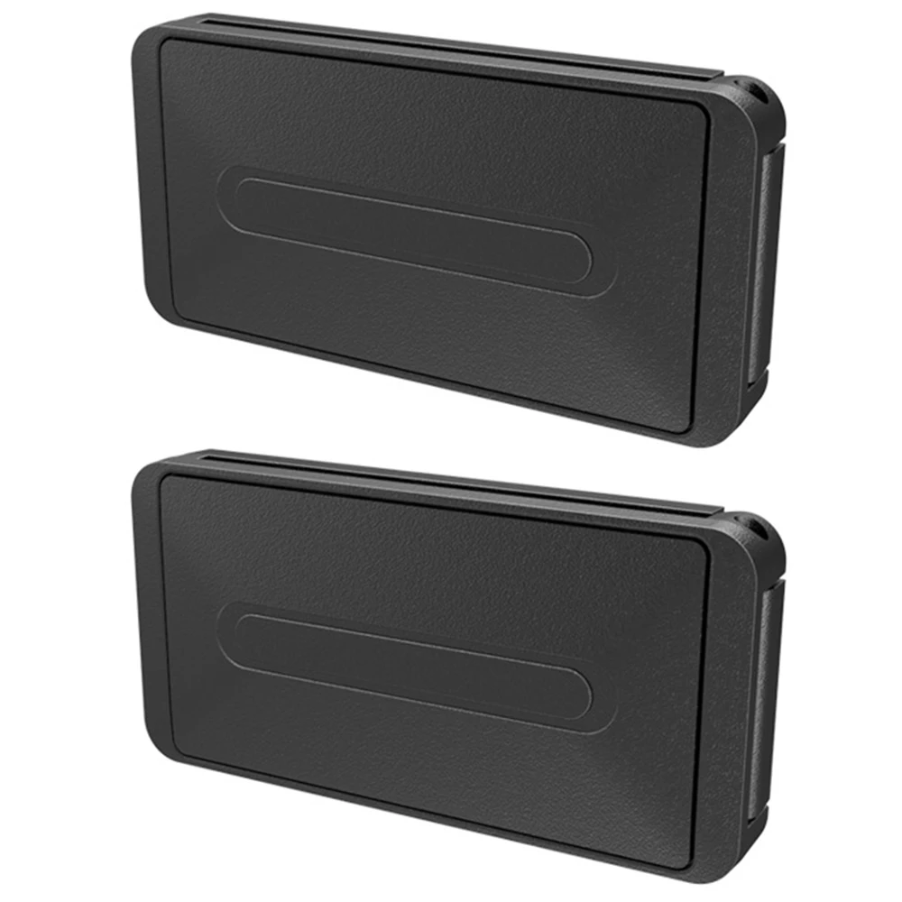 

1 Pair Black Car Seat Belt Adjuster Clip Stopper Buckle Safe Comfortable Auto Stopper Buckle Plastic Clip