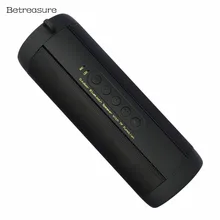 Betreasure T2 Portable Wireless Bluetooth Speaker Stereo Hi-Fi Boxes Outdoor Waterproof Subwoofer Support SD TF Card FM Radio