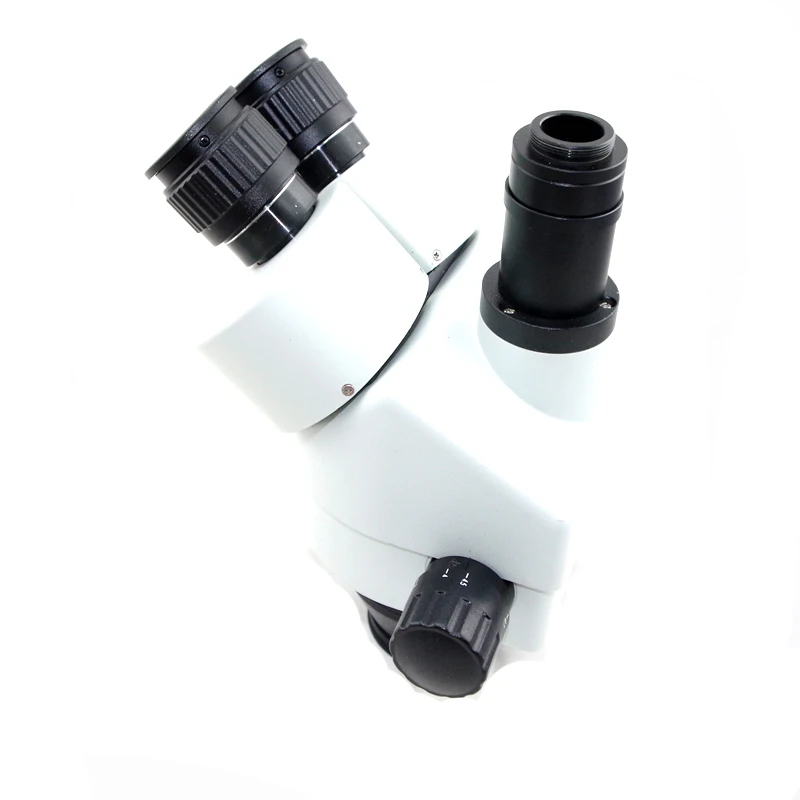 Free shipping 3.5X-90X Double Arm Boom Stand trinocular stereo Microscope for Industrial smartphone