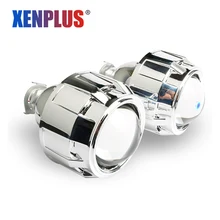 Xenplus 2 шт. 2,5 дюймов объектив проектора HID Bi Xenon(би ксенон свет H1 фар с ободок кожухи H4 H7 гнездо DIY автомобиля свет авто-Стайлинг