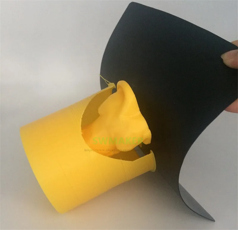 Novo para Abs Peças da Impressora Magnética Cama Impressão Fita Praça 100 - 150 200 214 220 250mm Adesivo Construir Placa Flex 3d 11 impressão Adesivo Construir Placa Fita Flex Placa 3D peças Da Impressora