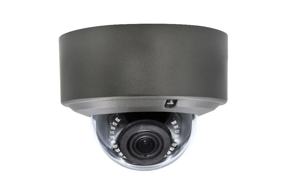H.265 Авто фокус 8MP IP купольные камеры POE источника питания P2P 4 K ip-камеры темно-серый цвет водонепроницаемый 8mp купольные камеры